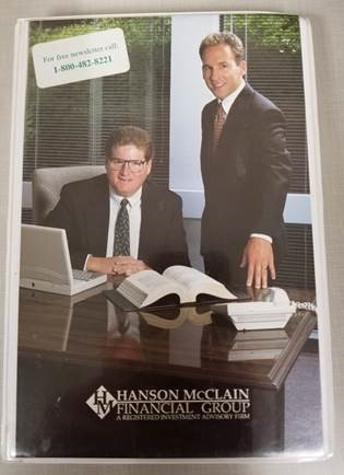 magazine ad for Scott Hanson and Pat McClain from 1997