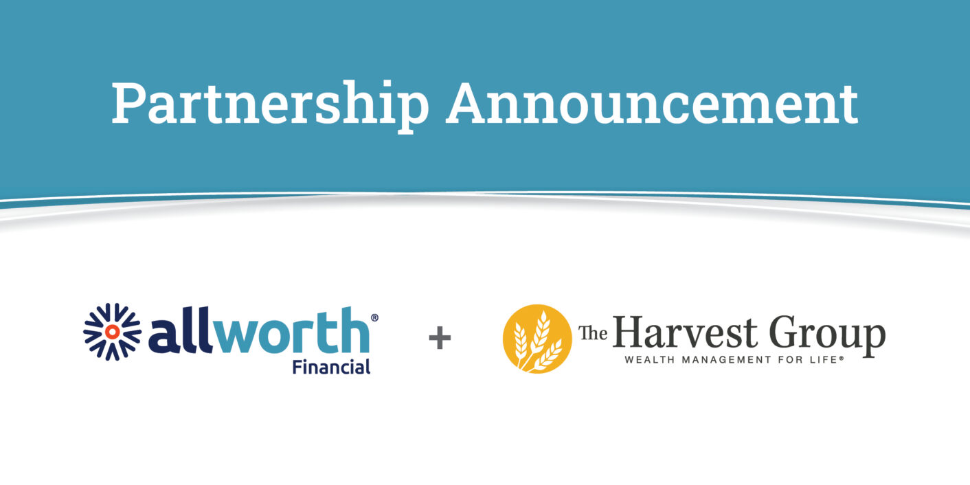 partnership announcement allworth financial and harvest group